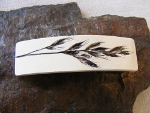 Spange mit Grasabdruck